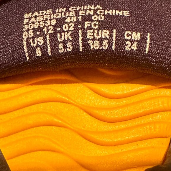 Nike Play Orange/Navy Blue Water Sandals Men's Size 6 - Picture 8 of 8